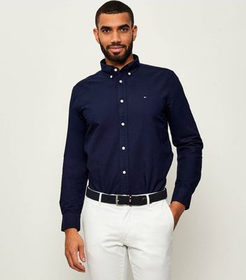 Koszula męska casual jesienna Tommy Hilfiger ze sklepu: Gomez Fashion Store w kategorii: Koszule męskie - zdjęcie 874714-BD9-10338_TH255M000280F65