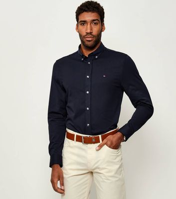 Koszula męska na wiosnę Tommy Hilfiger ze sklepu: Gomez Fashion Store w kategorii: Koszule męskie - zdjęcie 874714-BD9-10338_TH255M000293F23