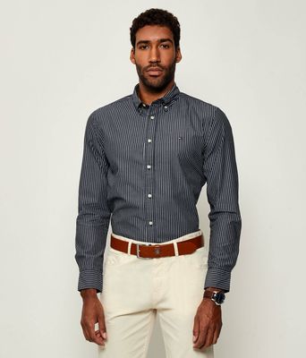 Koszula męska jesienna Tommy Hilfiger ze sklepu: Gomez Fashion Store w kategorii: Koszule męskie - zdjęcie 874714-BD9-10338_TH255M000295075