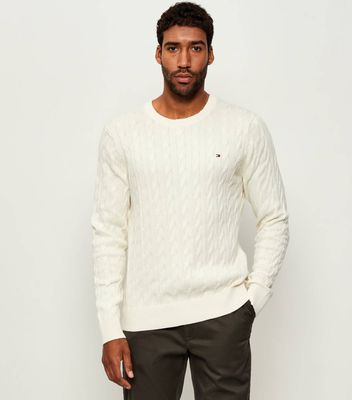 Sweter męski casualowy Tommy Hilfiger ze sklepu: Gomez Fashion Store w kategorii: Swetry męskie - zdjęcie 874714-BD9-10338_TH255M000178L35