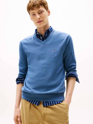 Sweter męski zimowy Tommy Hilfiger ze sklepu: Gomez Fashion Store w kategorii: Swetry męskie - zdjęcie 874714-BD9-10338_TH255M000192G74