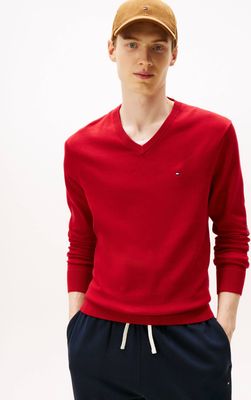 Sweter męski casual Tommy Hilfiger ze sklepu: Gomez Fashion Store w kategorii: Swetry męskie - zdjęcie 874714-BD9-10338_TH255M000192P23