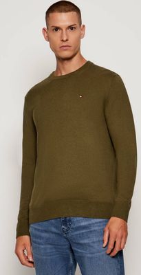 Sweter męski casual na zimę Tommy Hilfiger ze sklepu: Gomez Fashion Store w kategorii: Swetry męskie - zdjęcie 874714-BD9-10338_TH255M000175Z68