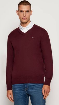 Sweter męski casualowy Tommy Hilfiger ze sklepu: Gomez Fashion Store w kategorii: Swetry męskie - zdjęcie 874714-BD9-10338_TH255M000276F27