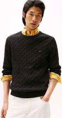 Sweter męski na zimę Tommy Hilfiger ze sklepu: Gomez Fashion Store w kategorii: Swetry męskie - zdjęcie 874714-BD9-10338_TH255M000178D12