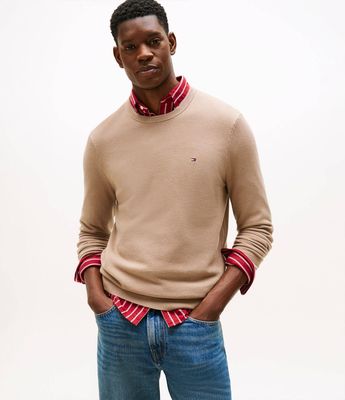 Sweter męski casual Tommy Hilfiger ze sklepu: Gomez Fashion Store w kategorii: Swetry męskie - zdjęcie 874714-BD9-10338_TH255M000299P36