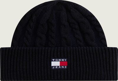 Czapka zimowa męska Tommy Jeans ze sklepu: Gomez Fashion Store w kategorii: Czapki zimowe męskie - zdjęcie 874714-BD9-10338_TM255M000028D44