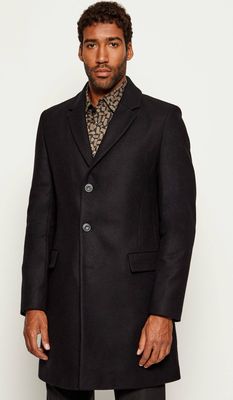 HUGO - Płaszcz męski elegancki jesienny ze sklepu: Gomez Fashion Store w kategorii: Płaszcze męskie - zdjęcie 874714-BD9-10338_BU255M000015001