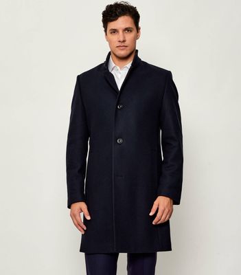 Płaszcz męski jesienny HUGO ze sklepu: Gomez Fashion Store w kategorii: Płaszcze męskie - zdjęcie 874714-BD9-10338_BU255M000017405