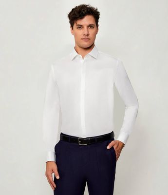 Koszula męska elegancka HUGO ze sklepu: Gomez Fashion Store w kategorii: Koszule męskie - zdjęcie 874714-BD9-10338_BU255M000020199