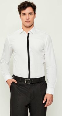 Koszula męska na wiosnę HUGO ze sklepu: Gomez Fashion Store w kategorii: Koszule męskie - zdjęcie 874714-BD9-10338_BU255M000022199