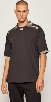 HUGO - T-shirt męski sportowy ze sklepu: Gomez Fashion Store w kategorii: T-shirty męskie - zdjęcie 874714-BD9-10338_BU255M000092205