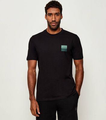 HUGO - T-shirt męski casual ze sklepu: Gomez Fashion Store w kategorii: T-shirty męskie - zdjęcie 874714-BD9-10338_BU255M000093002