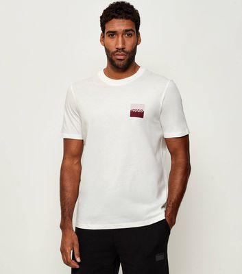 T-shirt męski HUGO ze sklepu: Gomez Fashion Store w kategorii: T-shirty męskie - zdjęcie 874714-BD9-10338_BU255M000093102