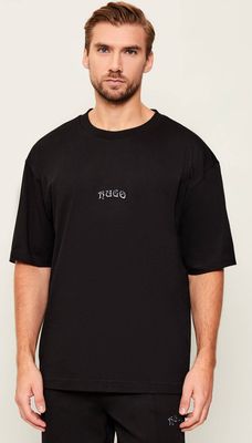 T-shirt męski w stylu młodzieżowym HUGO ze sklepu: Gomez Fashion Store w kategorii: T-shirty męskie - zdjęcie 874714-BD9-10338_BU255M000104001
