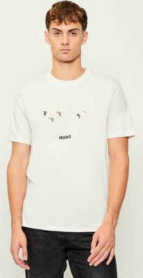 T-shirt męski młodzieżowy HUGO ze sklepu: Gomez Fashion Store w kategorii: T-shirty męskie - zdjęcie 874714-BD9-10338_BU255M000121102