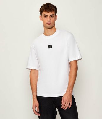 T-shirt męski casualowy HUGO ze sklepu: Gomez Fashion Store w kategorii: T-shirty męskie - zdjęcie 874714-BD9-10338_BU255M000125100