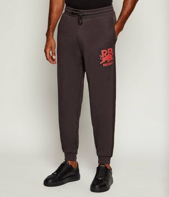 Spodnie męskie jesienne HUGO ze sklepu: Gomez Fashion Store w kategorii: Spodnie męskie - zdjęcie 874714-BD9-10338_BU255M000127205