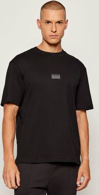 T-shirt męski casualowy HUGO ze sklepu: Gomez Fashion Store w kategorii: T-shirty męskie - zdjęcie 874714-BD9-10338_BU255M000135001