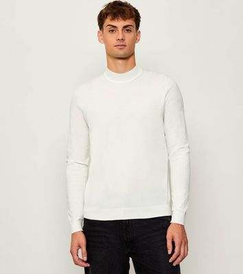 Sweter męski casual HUGO ze sklepu: Gomez Fashion Store w kategorii: Swetry męskie - zdjęcie 874714-BD9-10338_BU255M000144102