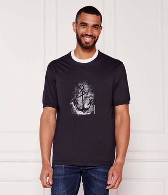 T-shirt męski w stylu młodzieżowym Armani Exchange ze sklepu: Gomez Fashion Store w kategorii: T-shirty męskie - zdjęcie 874714-BD9-10338_AX255M000060I94