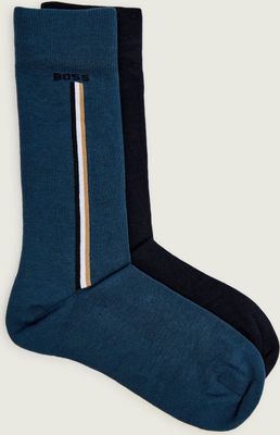 Skarpetki damskie gładkie casual BOSS BLACK ze sklepu: Gomez Fashion Store w kategorii: Skarpetki damskie - zdjęcie 874714-BD9-10338_BW255M000005483