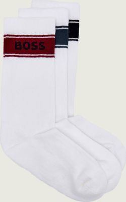 Skarpetki damskie w paski casual BOSS BLACK ze sklepu: Gomez Fashion Store w kategorii: Skarpetki damskie - zdjęcie 874714-BD9-10338_BW255M000053964