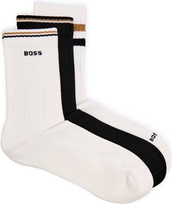 Skarpetki damskie bez wzorów casual BOSS BLACK ze sklepu: Gomez Fashion Store w kategorii: Skarpetki damskie - zdjęcie 874714-BD9-10338_BW255M000075960