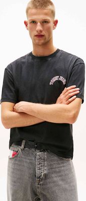 Tommy Jeans - T-shirt męski wiosenny ze sklepu: Gomez Fashion Store w kategorii: T-shirty męskie - zdjęcie 874714-BD9-10338_TM255M000058D44