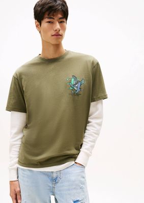 T-shirt męski Tommy Jeans ze sklepu: Gomez Fashion Store w kategorii: T-shirty męskie - zdjęcie 874714-BD9-10338_TM255M000058F98