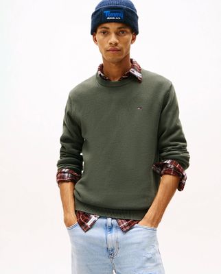 Sweter męski na zimę Tommy Jeans ze sklepu: Gomez Fashion Store w kategorii: Swetry męskie - zdjęcie 874714-BD9-10338_TM255M000062F98