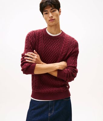 Tommy Jeans - Sweter męski casualowy ze sklepu: Gomez Fashion Store w kategorii: Swetry męskie - zdjęcie 874714-BD9-10338_TM255M000072D15