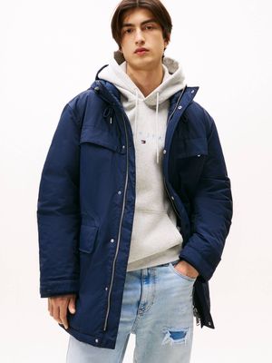 Parka na zimę casual Tommy Jeans ze sklepu: Gomez Fashion Store w kategorii: Parki męskie - zdjęcie 874714-BD9-10338_TM255M000096072
