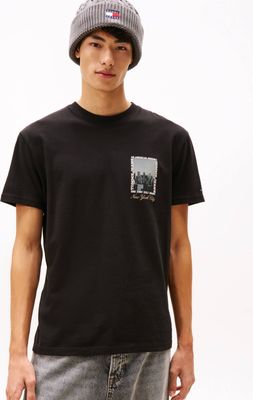 T-shirt męski na wiosnę Tommy Jeans ze sklepu: Gomez Fashion Store w kategorii: T-shirty męskie - zdjęcie 874714-BD9-10338_TM255M000100D44