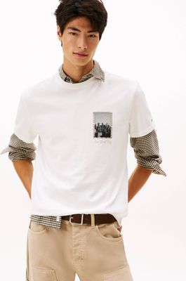T-shirt męski na wiosnę Tommy Jeans ze sklepu: Gomez Fashion Store w kategorii: T-shirty męskie - zdjęcie 874714-BD9-10338_TM255M000100A07