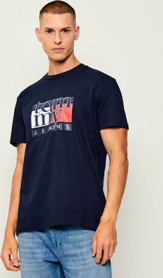 Tommy Jeans - T-shirt męski w stylu młodzieżowym ze sklepu: Gomez Fashion Store w kategorii: T-shirty męskie - zdjęcie 874714-BD9-10338_TM255M000052072