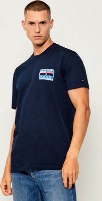 Tommy Jeans - T-shirt męski młodzieżowy na wiosnę ze sklepu: Gomez Fashion Store w kategorii: T-shirty męskie - zdjęcie 874714-BD9-10338_TM255M000108072