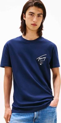 T-shirt męski młodzieżowy wiosenny Tommy Jeans ze sklepu: Gomez Fashion Store w kategorii: T-shirty męskie - zdjęcie 874714-BD9-10338_TM255M000111072
