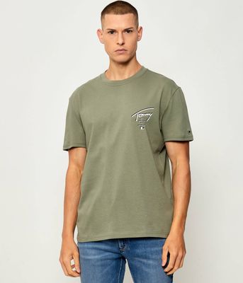T-shirt męski casual wiosenny Tommy Jeans ze sklepu: Gomez Fashion Store w kategorii: T-shirty męskie - zdjęcie 874714-BD9-10338_TM255M000111G26