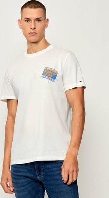 T-shirt męski na wiosnę Tommy Jeans ze sklepu: Gomez Fashion Store w kategorii: T-shirty męskie - zdjęcie 874714-BD9-10338_TM255M000112A07