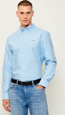 Tommy Jeans - Koszula męska elegancka z kołnierzykiem button down ze sklepu: Gomez Fashion Store w kategorii: Koszule męskie - zdjęcie 874714-BD9-10338_TM255M000054E38