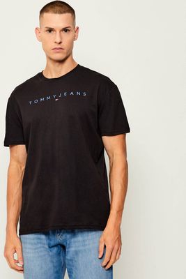 T-shirt męski młodzieżowy Tommy Jeans ze sklepu: Gomez Fashion Store w kategorii: T-shirty męskie - zdjęcie 874714-BD9-10338_TM255M000057067
