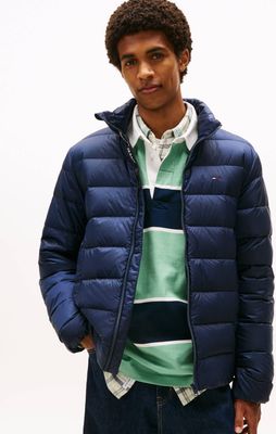 Kurtka męska casual na zimę Tommy Jeans ze sklepu: Gomez Fashion Store w kategorii: Kurtki męskie - zdjęcie 874714-BD9-10338_TM255M000116072