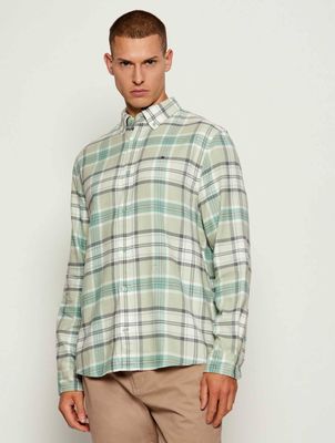 Koszula męska z klasycznym kołnierzykiem na jesień Tommy Jeans ze sklepu: Gomez Fashion Store w kategorii: Koszule męskie - zdjęcie 874714-BD9-10338_TM255M000067F19
