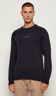 Sweter męski Tommy Jeans ze sklepu: Gomez Fashion Store w kategorii: Swetry męskie - zdjęcie 874714-BD9-10338_TM255M000070072
