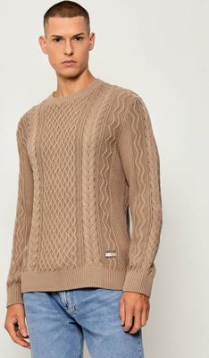 Sweter męski casualowy na zimę Tommy Jeans ze sklepu: Gomez Fashion Store w kategorii: Swetry męskie - zdjęcie 874714-BD9-10338_TM255M000072Z94