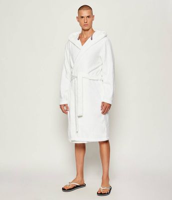 Tommy Hilfiger - Szlafrok damski casualowy ze sklepu: Gomez Fashion Store w kategorii: Szlafroki damskie - zdjęcie 874714-BD9-10338_TU255M000009H83