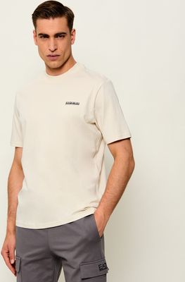Napapijri - T-shirt męski ze sklepu: Gomez Fashion Store w kategorii: T-shirty męskie - zdjęcie 874714-BD9-10338_NA255M000017380