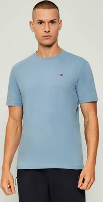 T-shirt męski na wiosnę Napapijri ze sklepu: Gomez Fashion Store w kategorii: T-shirty męskie - zdjęcie 874714-BD9-10338_NA255M000024992
