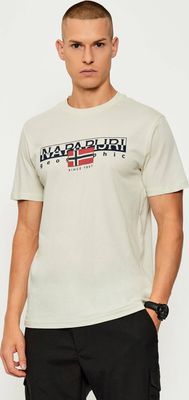 T-shirt męski na wiosnę Napapijri ze sklepu: Gomez Fashion Store w kategorii: T-shirty męskie - zdjęcie 874714-BD9-10338_NA255M000026380